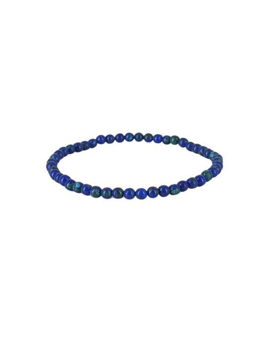 Bracelet en azurite-malachite