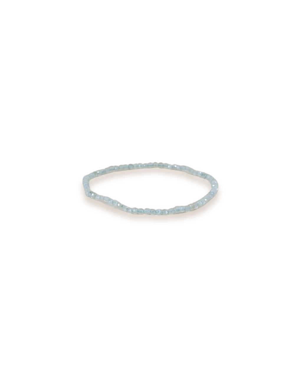 Bracelet facetté en préhnite