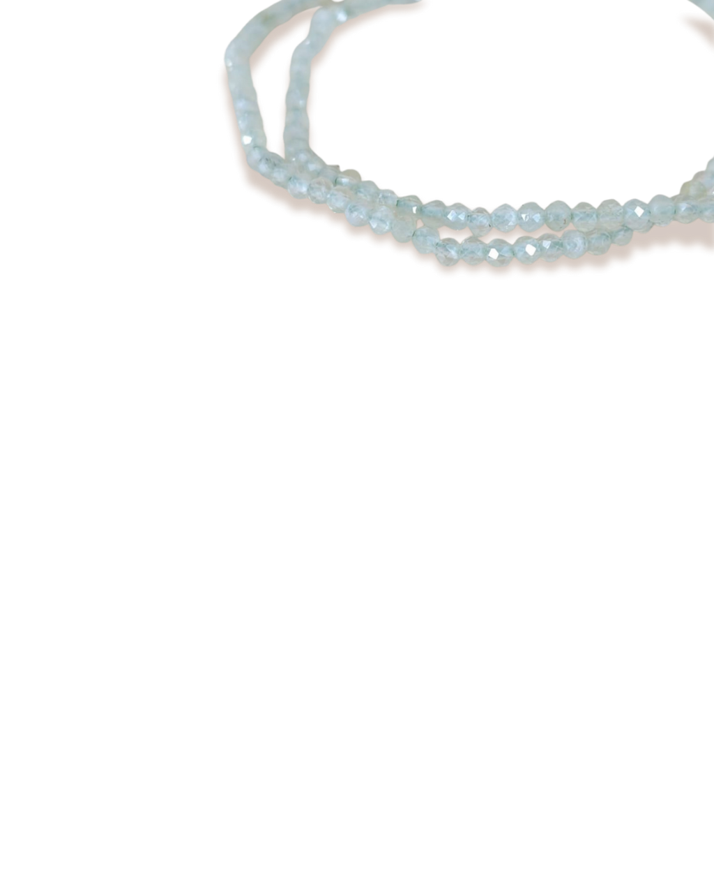 Bracelet facetté en préhnite