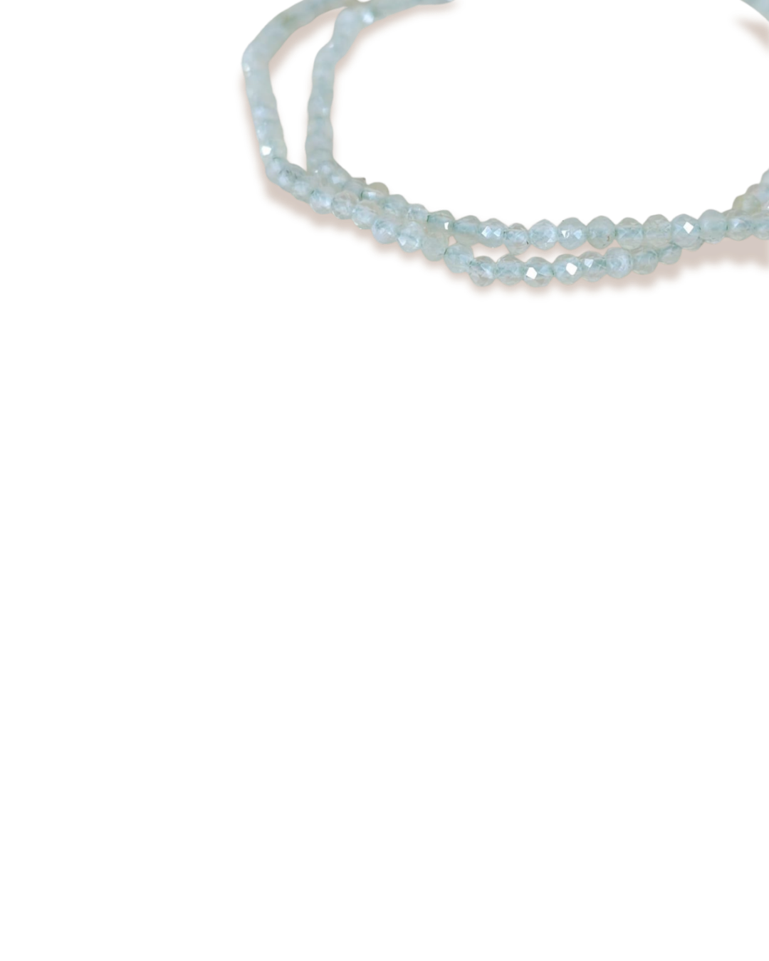 Bracelet facetté en préhnite
