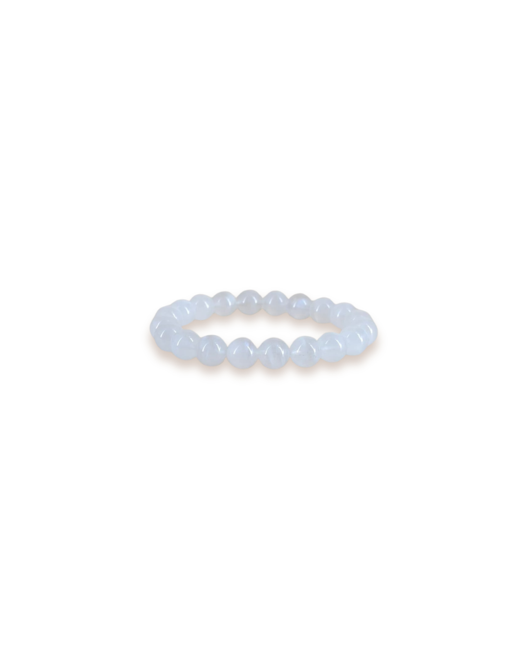 Bracelet pierre de lune blanche