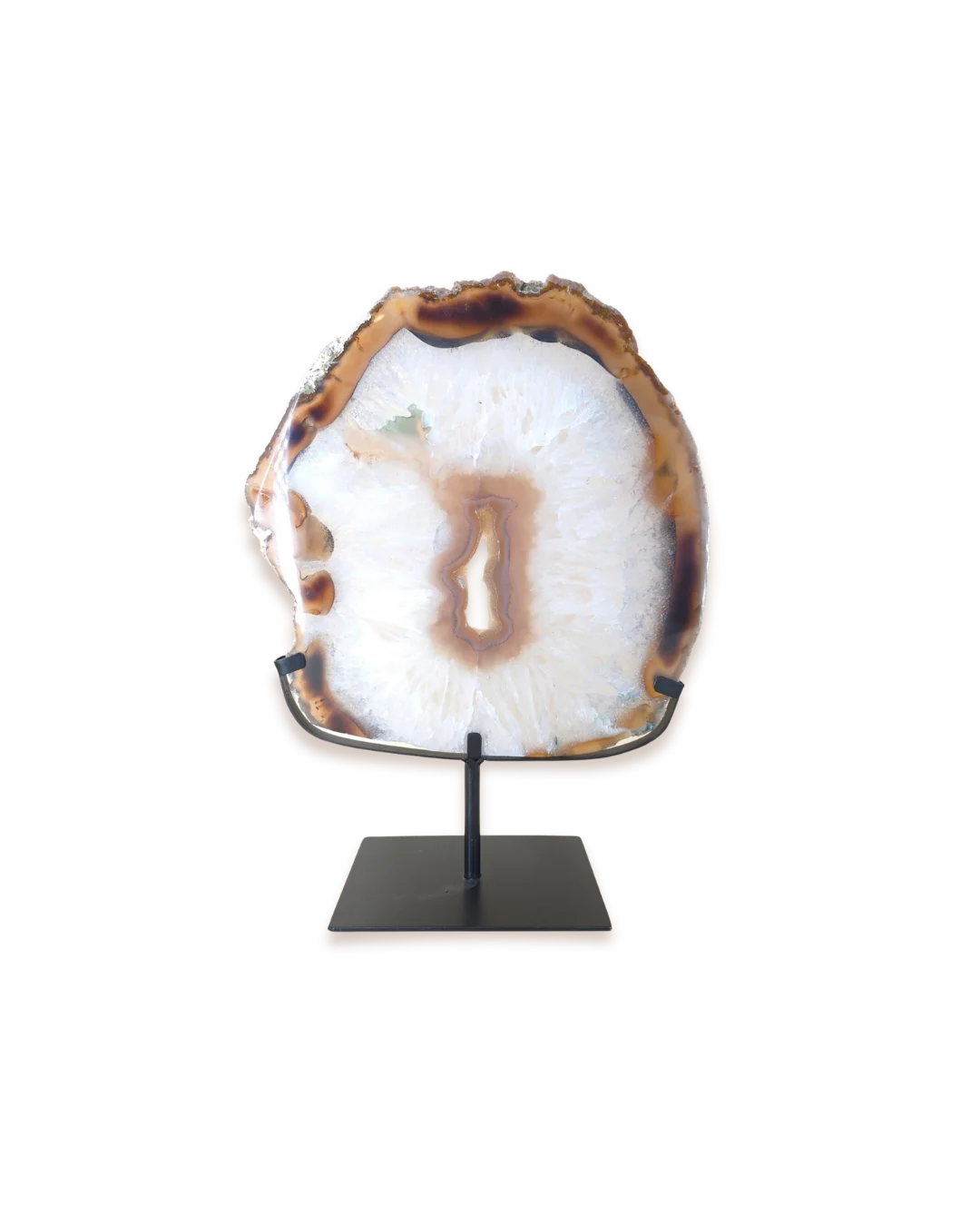 Agate - Tranche avec support