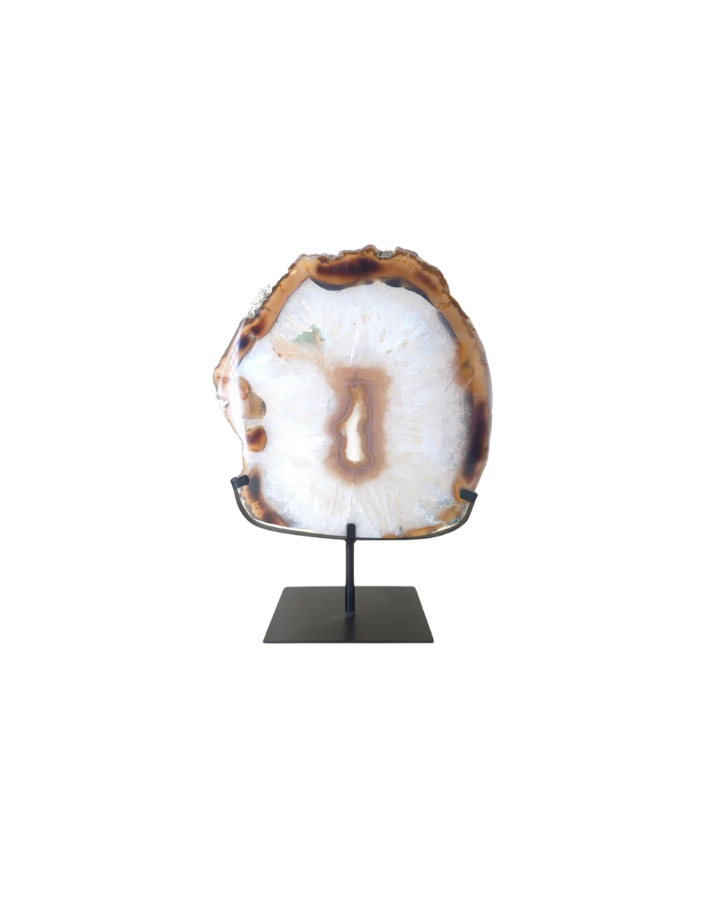 Agate - Tranche avec support