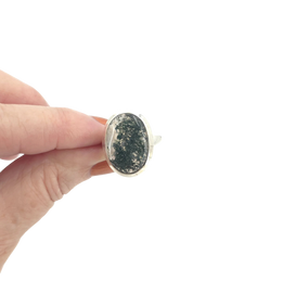 Bague en agate mousse
