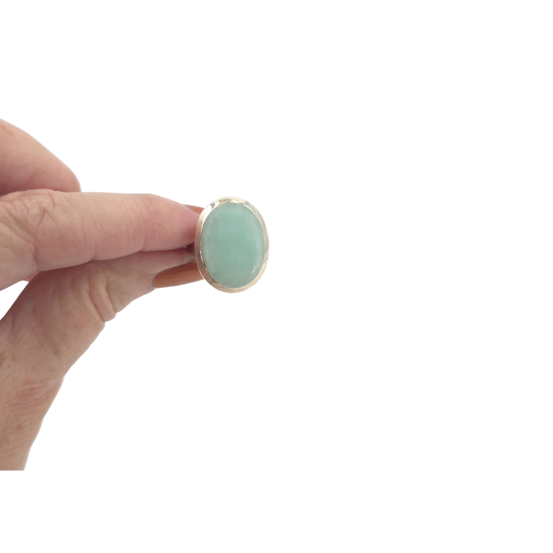 Bague en amazonite