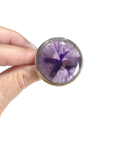 Bague en améthyste