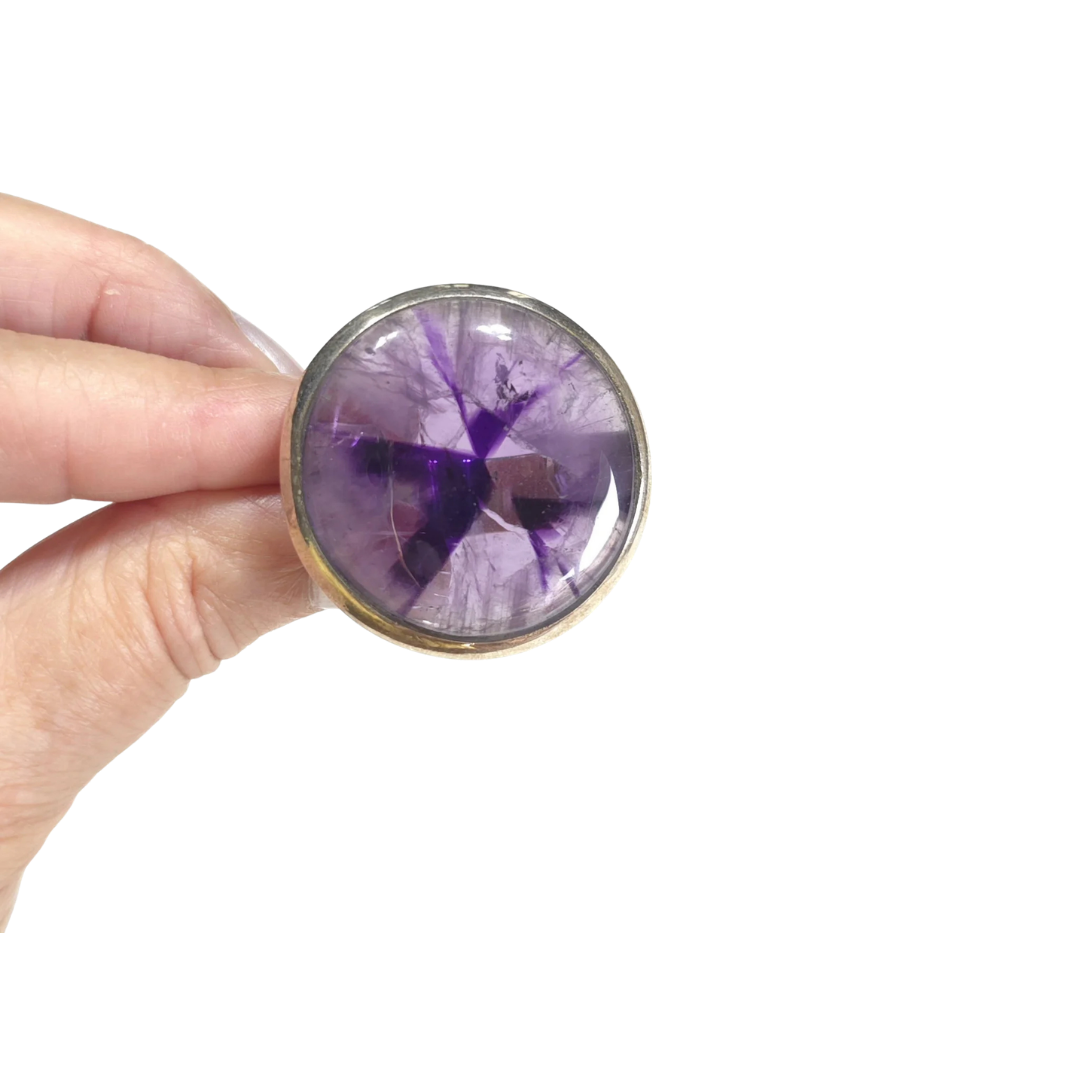 Bague en améthyste