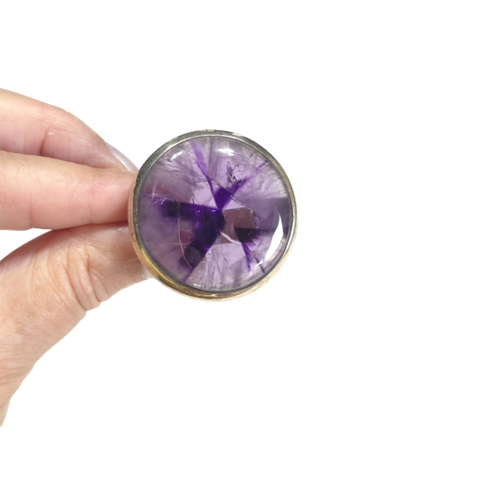 Bague en améthyste