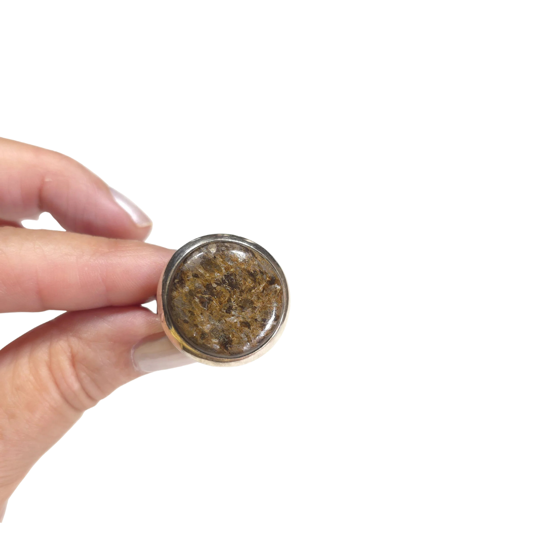 Bague en bronzite