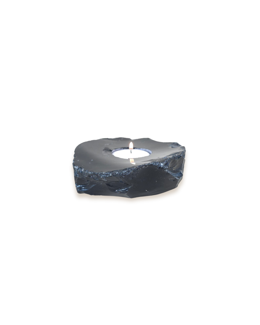 Bougeoir obsidienne