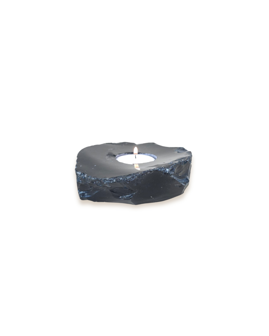 Bougeoir obsidienne