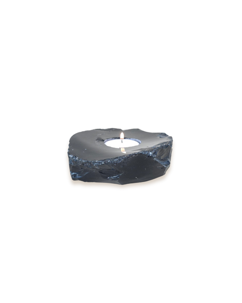 Bougeoir obsidienne