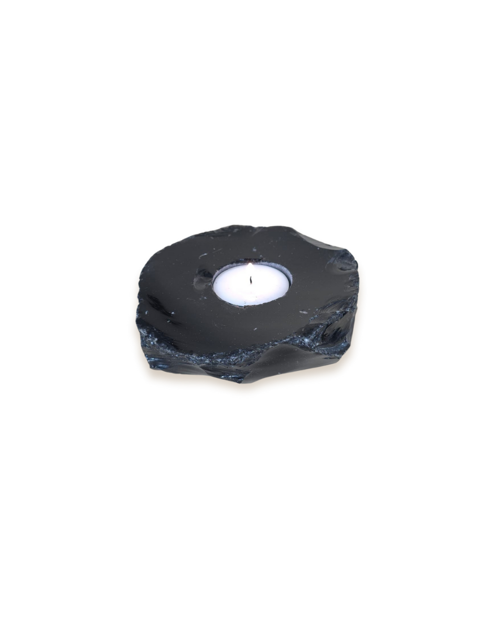 Bougeoir obsidienne