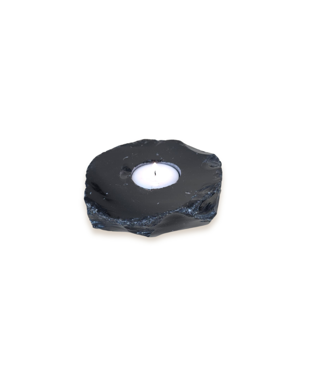 Bougeoir obsidienne