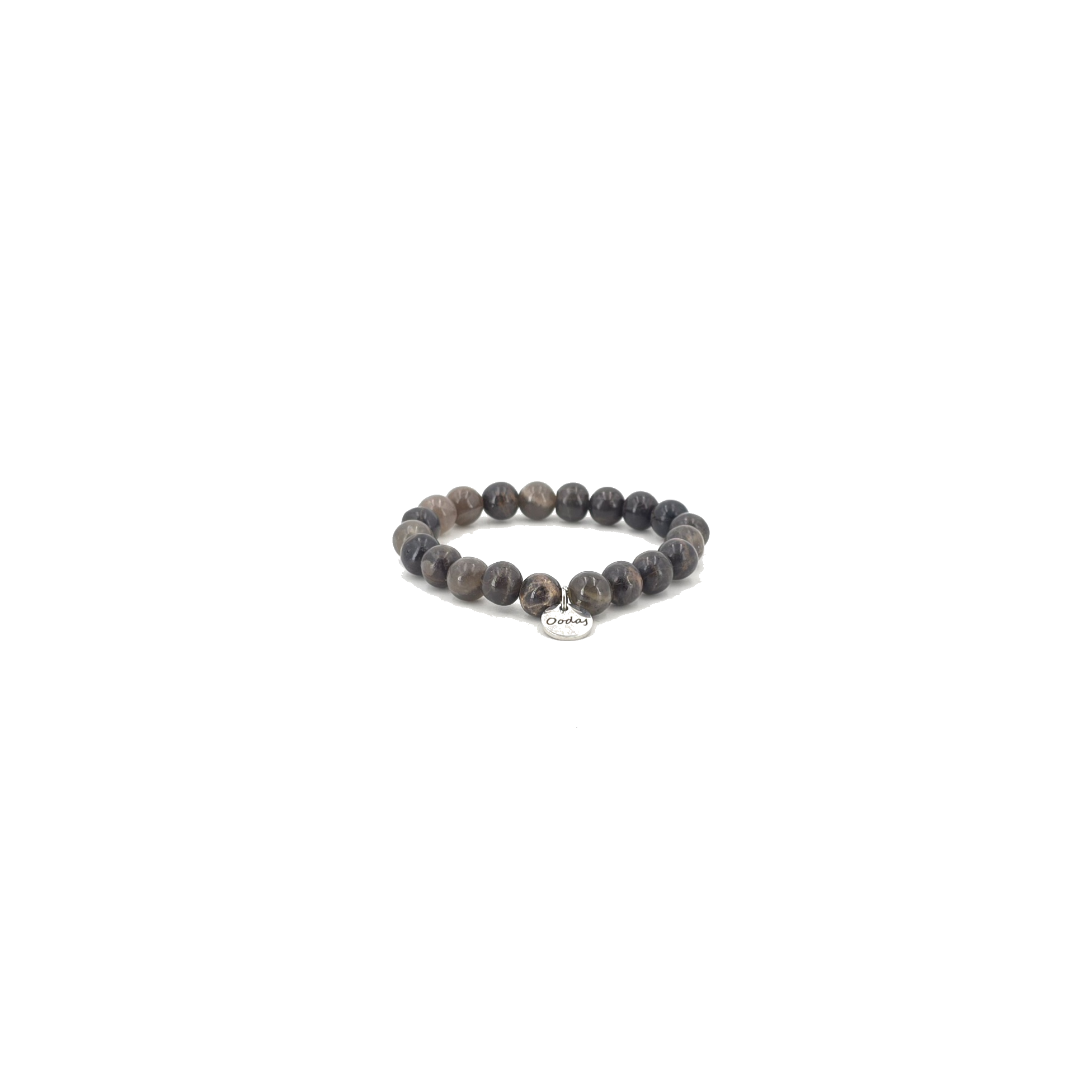 Bracelet en Pierre de lune noire