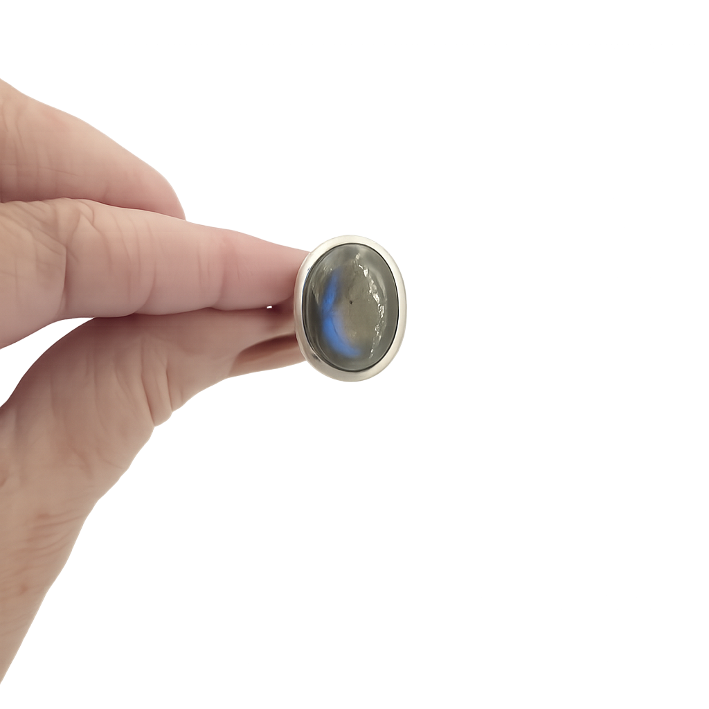 Bague en labradorite