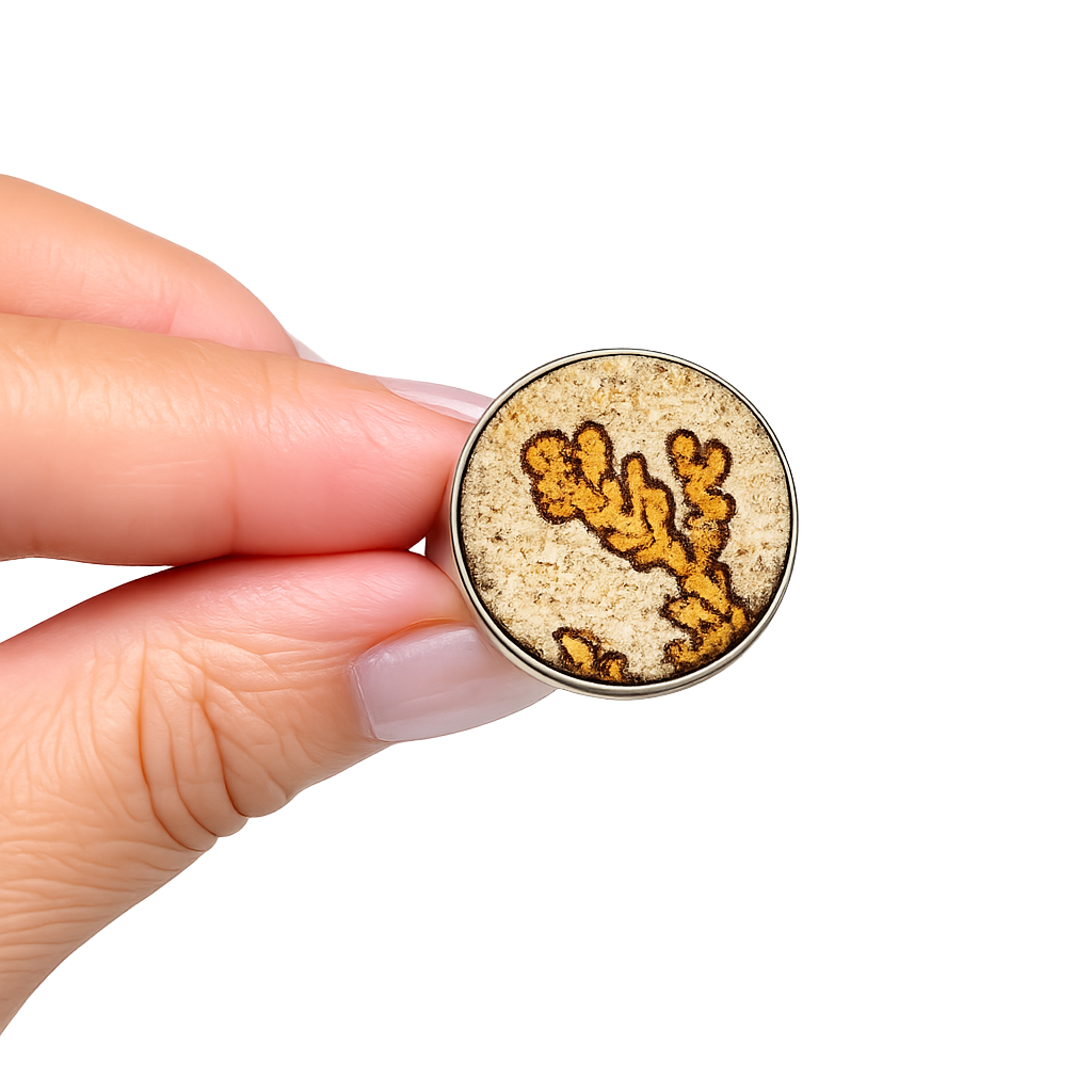 Bague en Fossile
