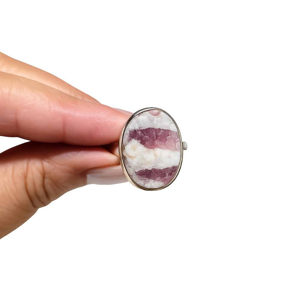 Bague en Tourmaline rose