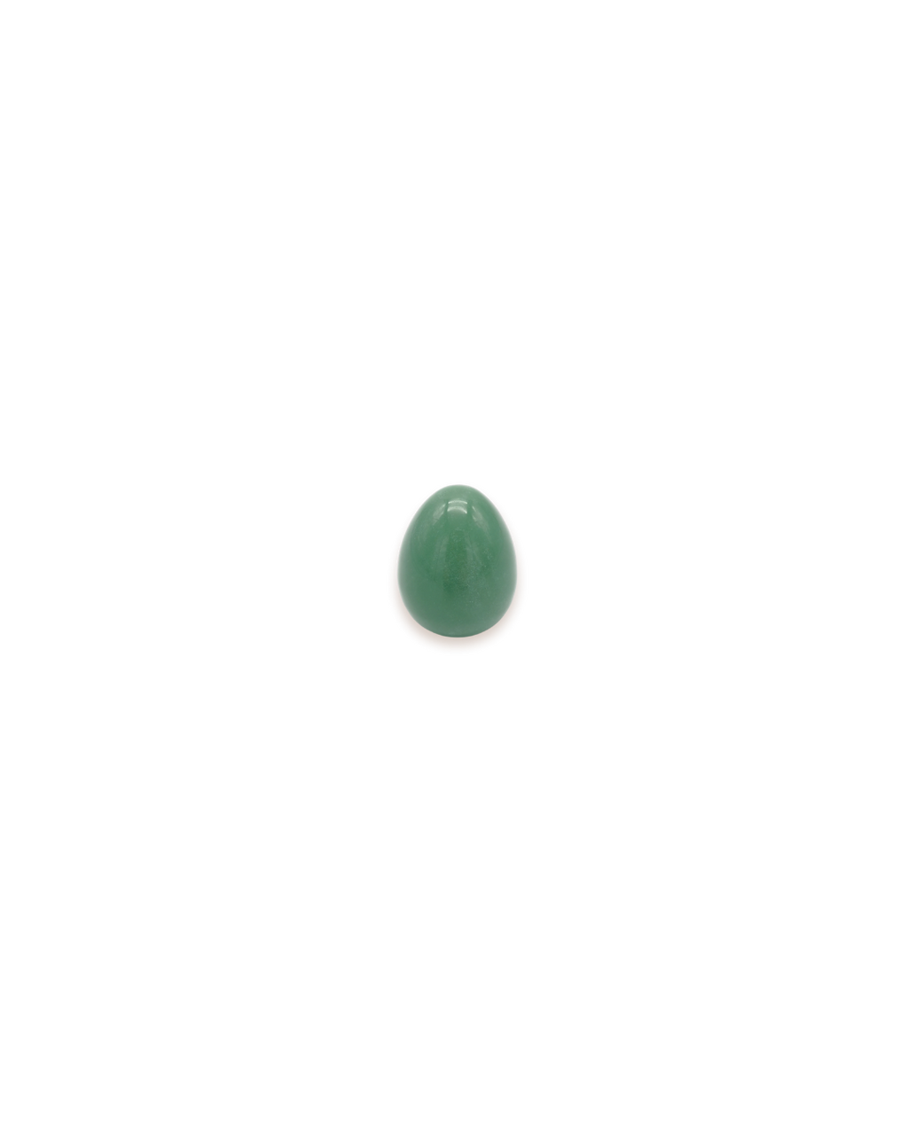 Oeuf de jade en aventurine verte