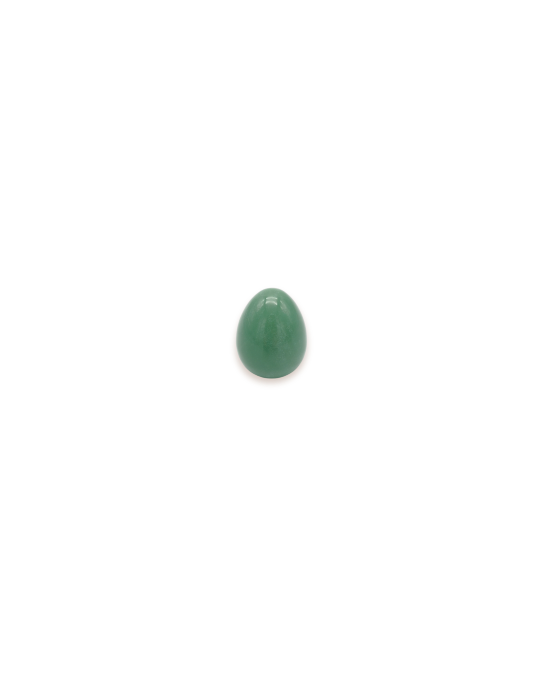 Oeuf de jade en aventurine verte