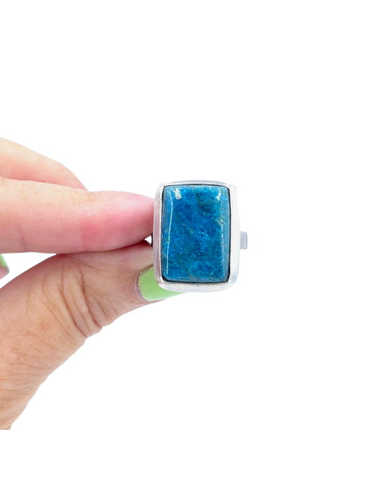 Bague en apatite