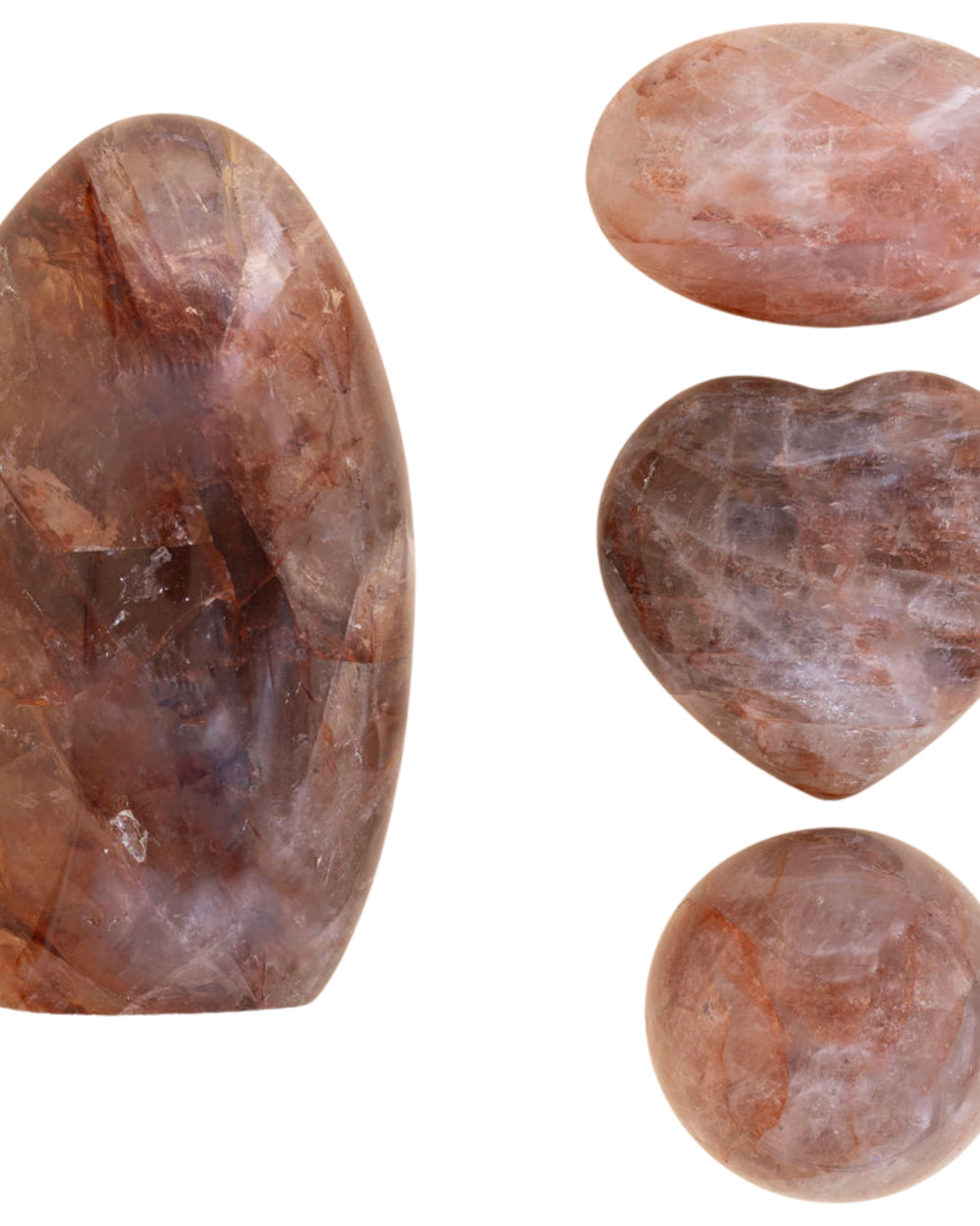 Quartz hématoïde rouge