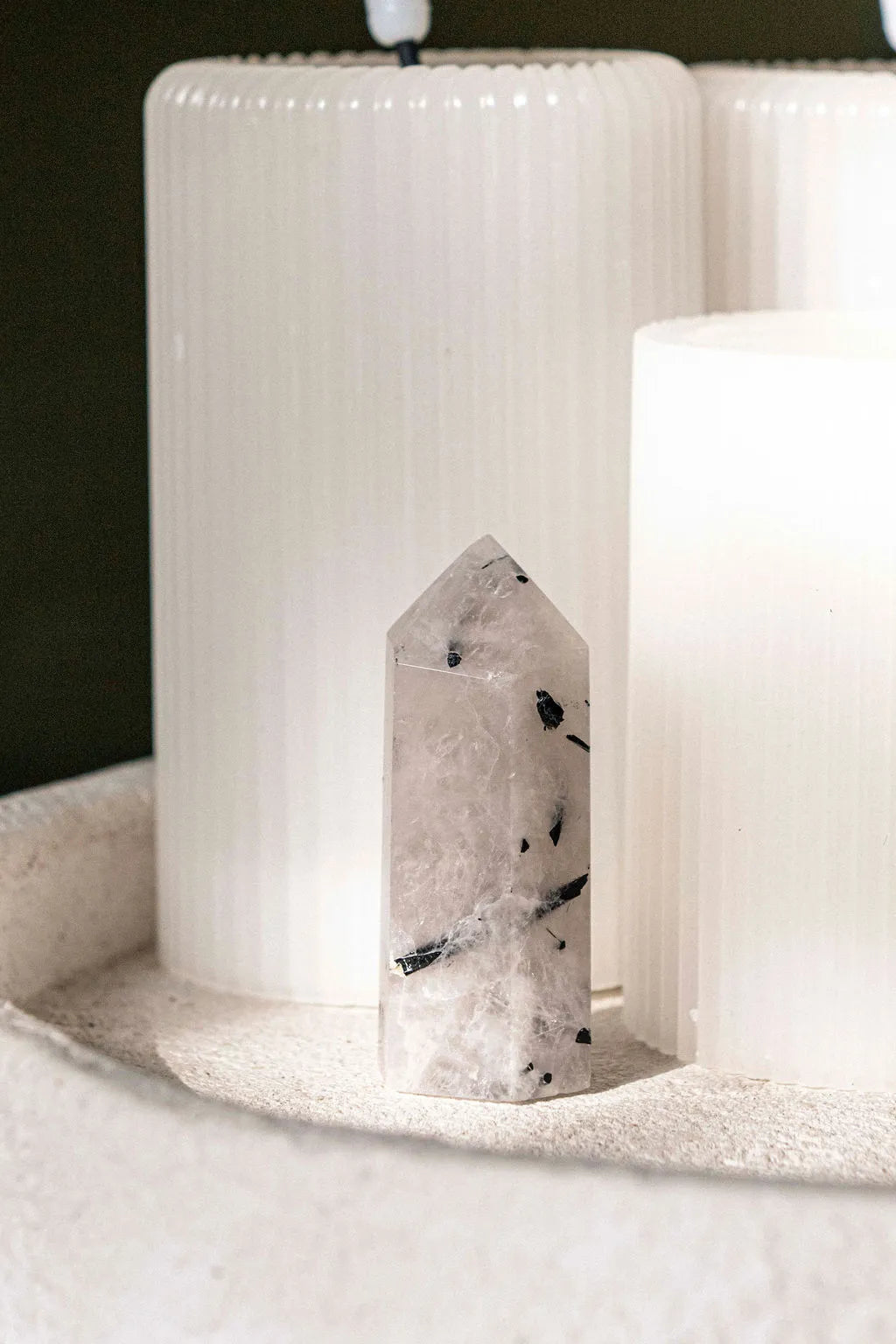 Quartz tourmaline