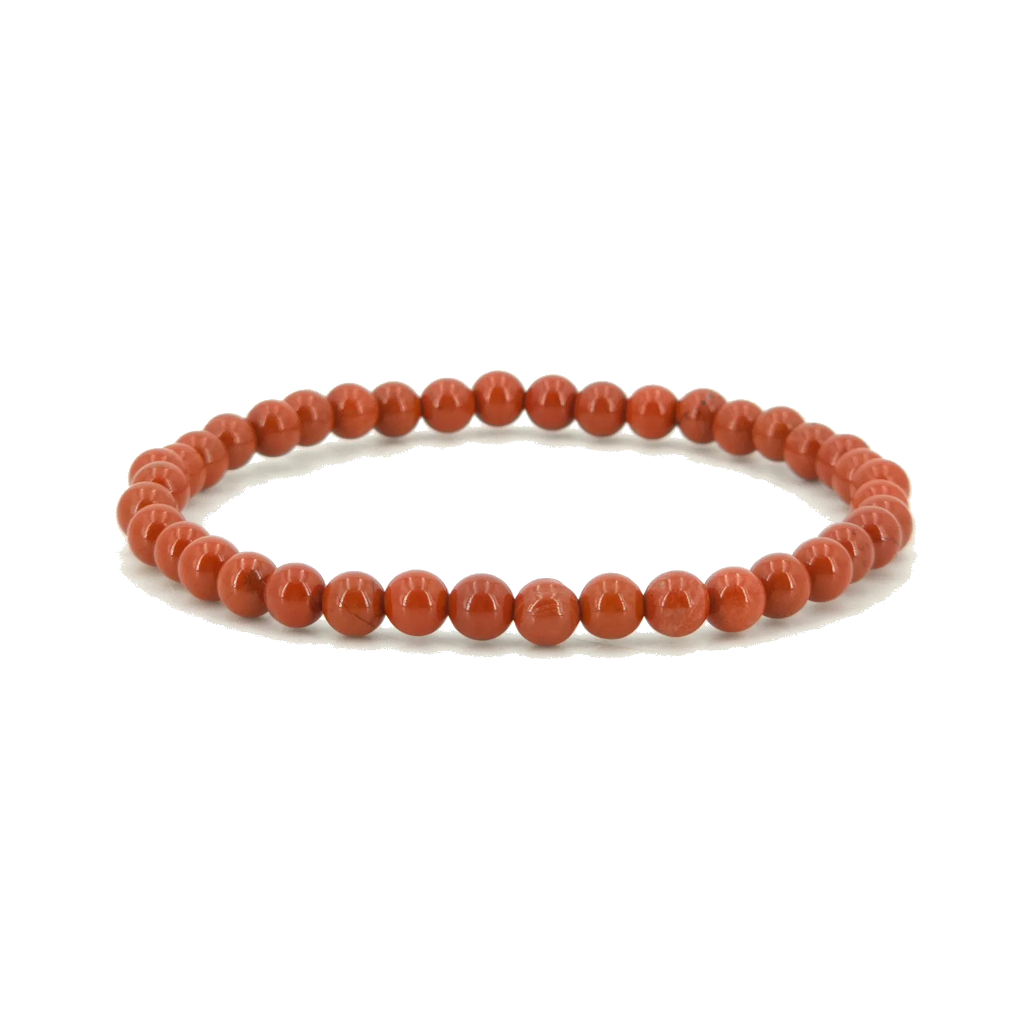 Bracelets en jaspe rouge