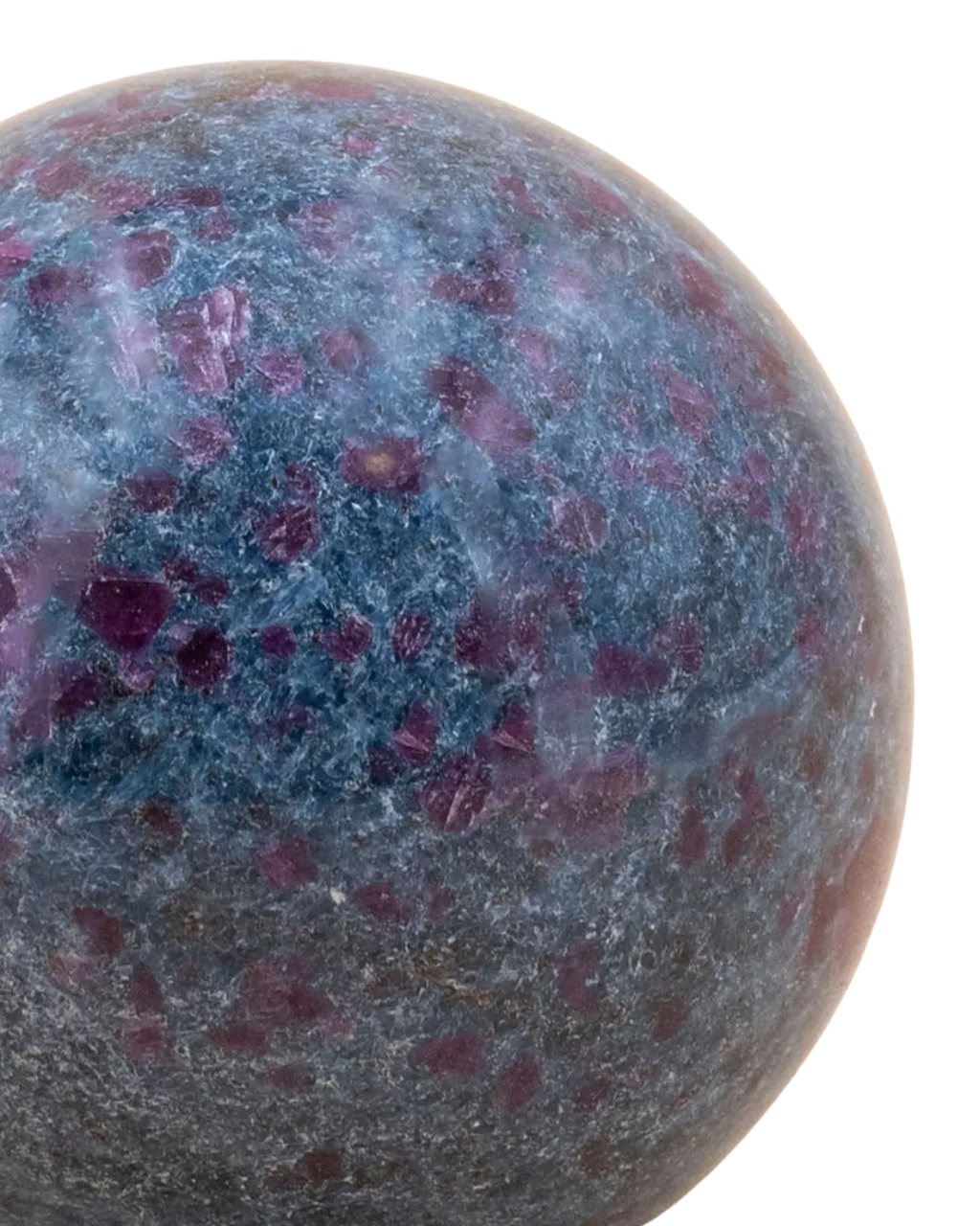 Rubis sur cyanite_close-up