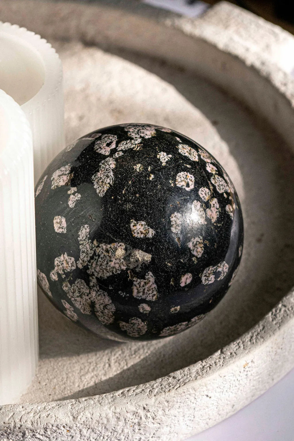 Obsidienne flocon de neige_image