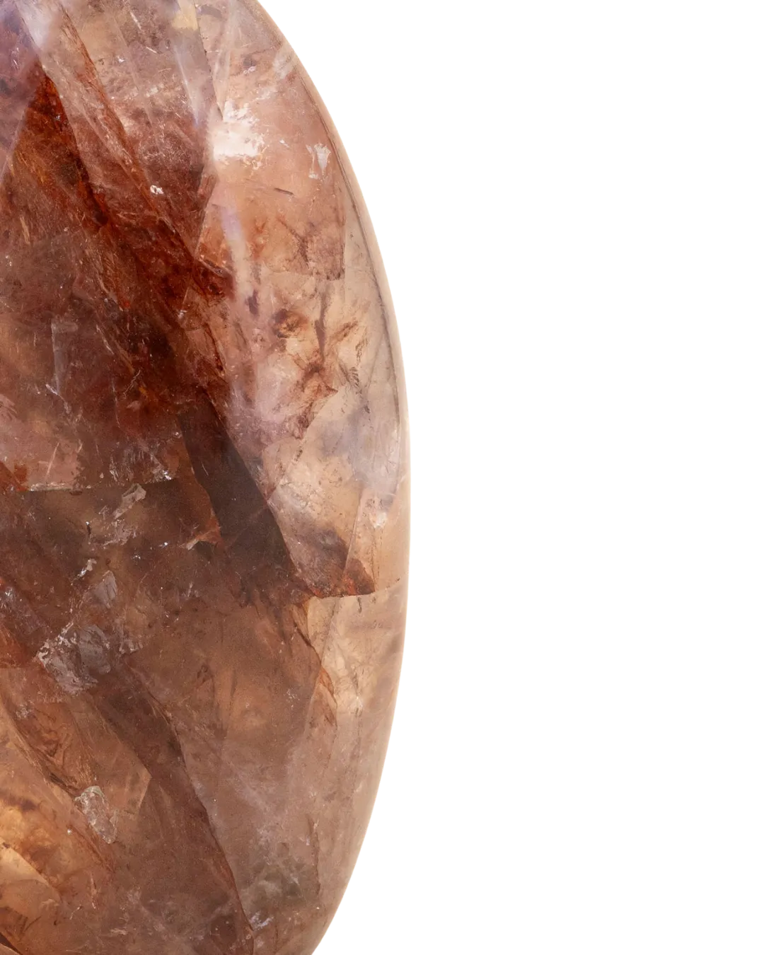 Quartz hématoïde rouge_close-up